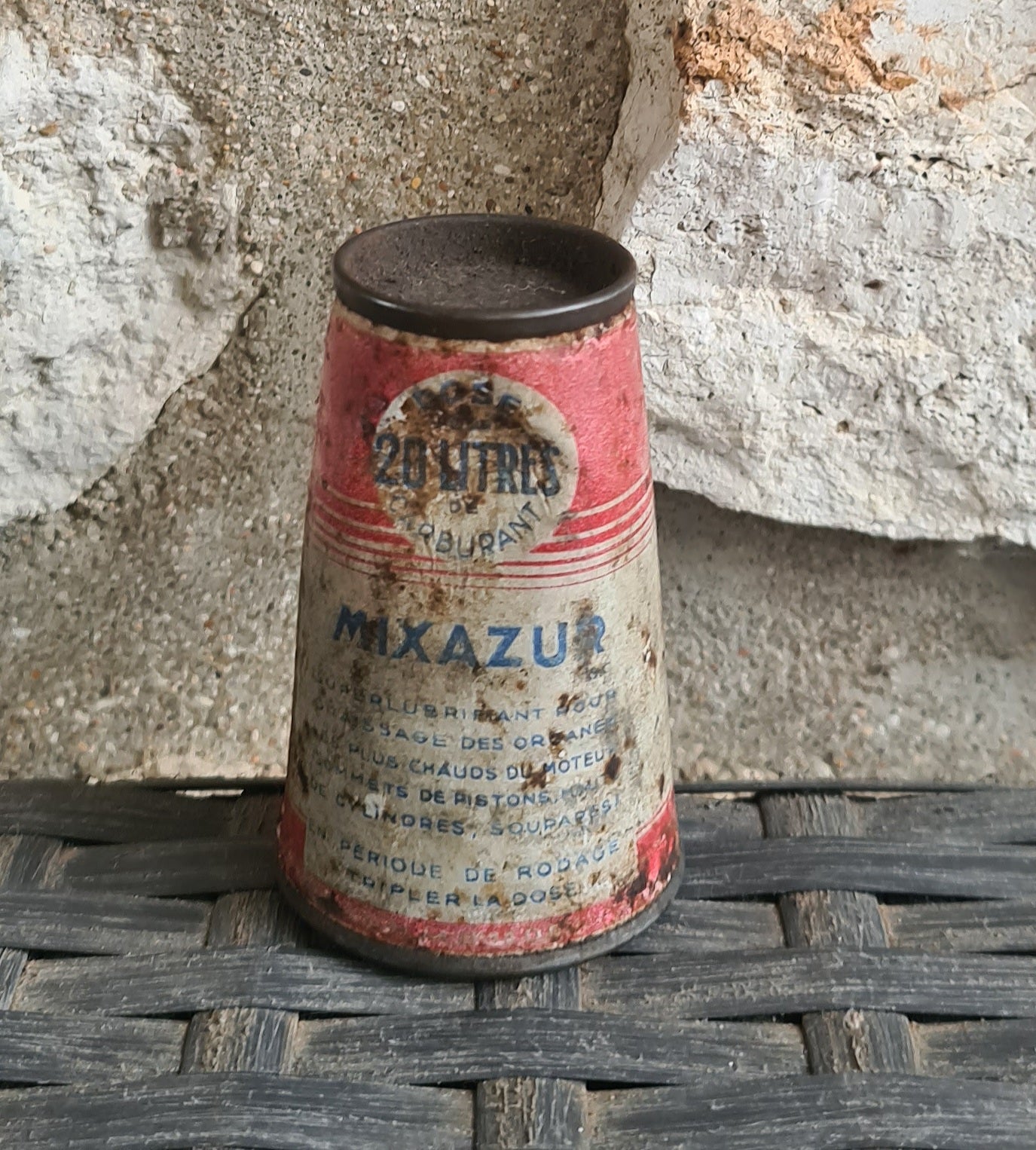 Bidon d'huile MIXAZUR