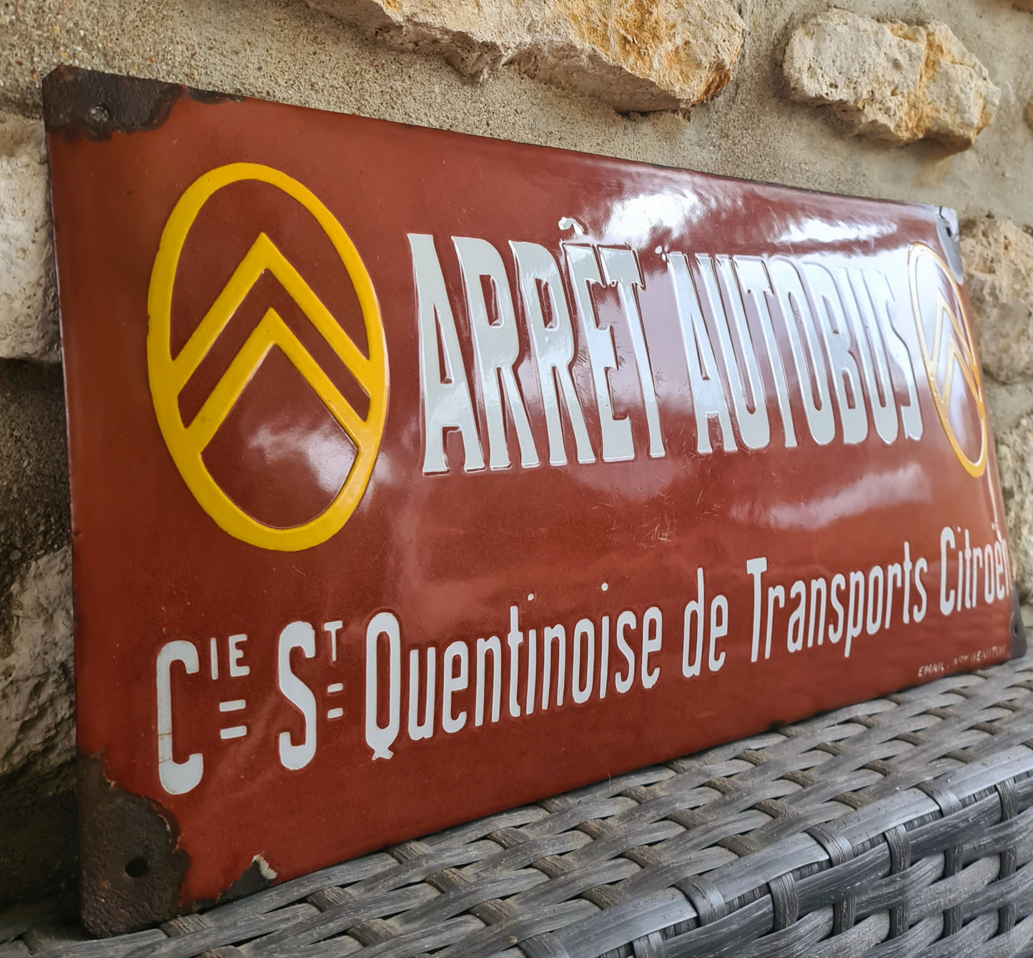 Plaque émaillée CITROEN