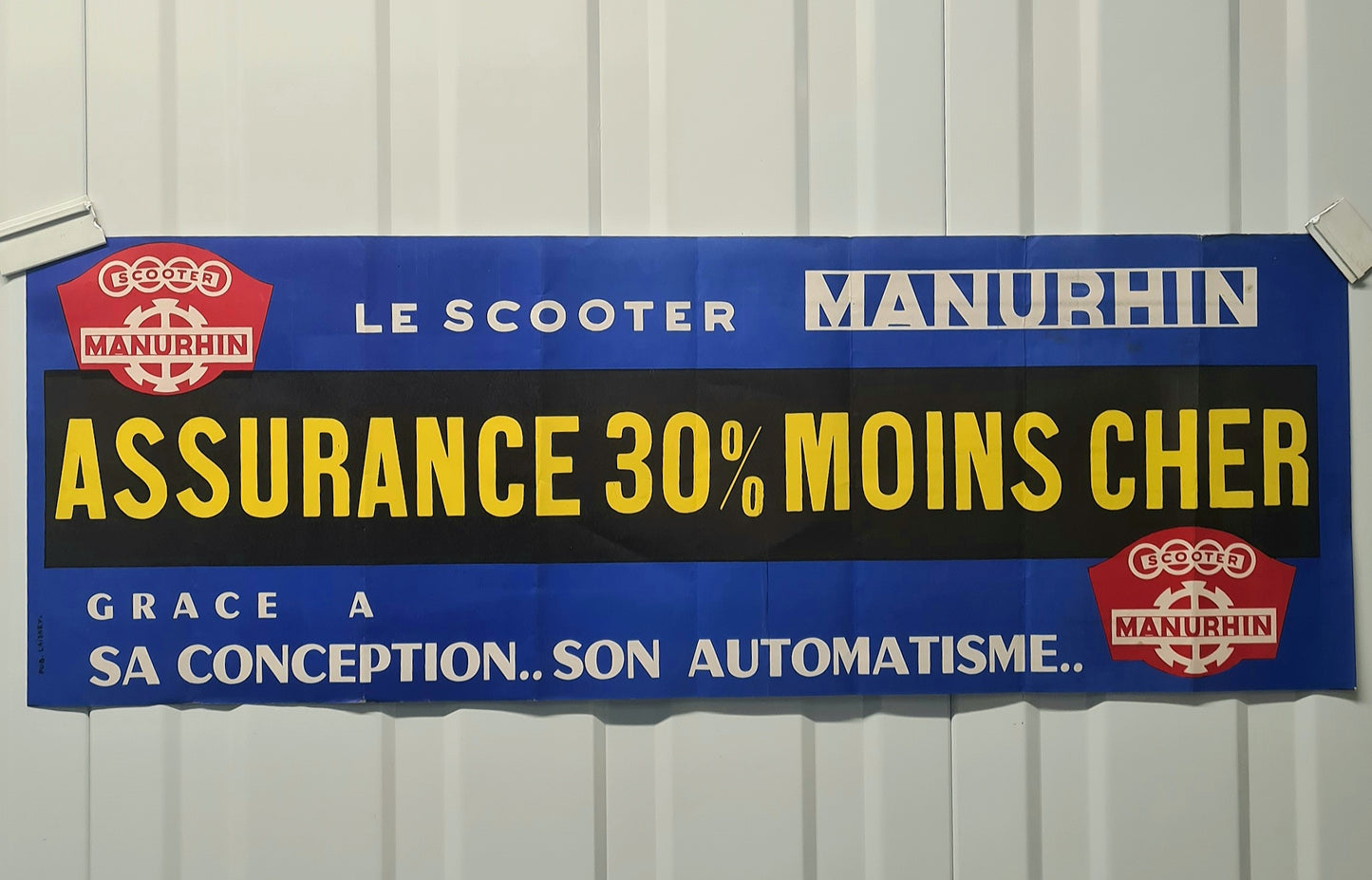 Affiche scooter MANHURIN