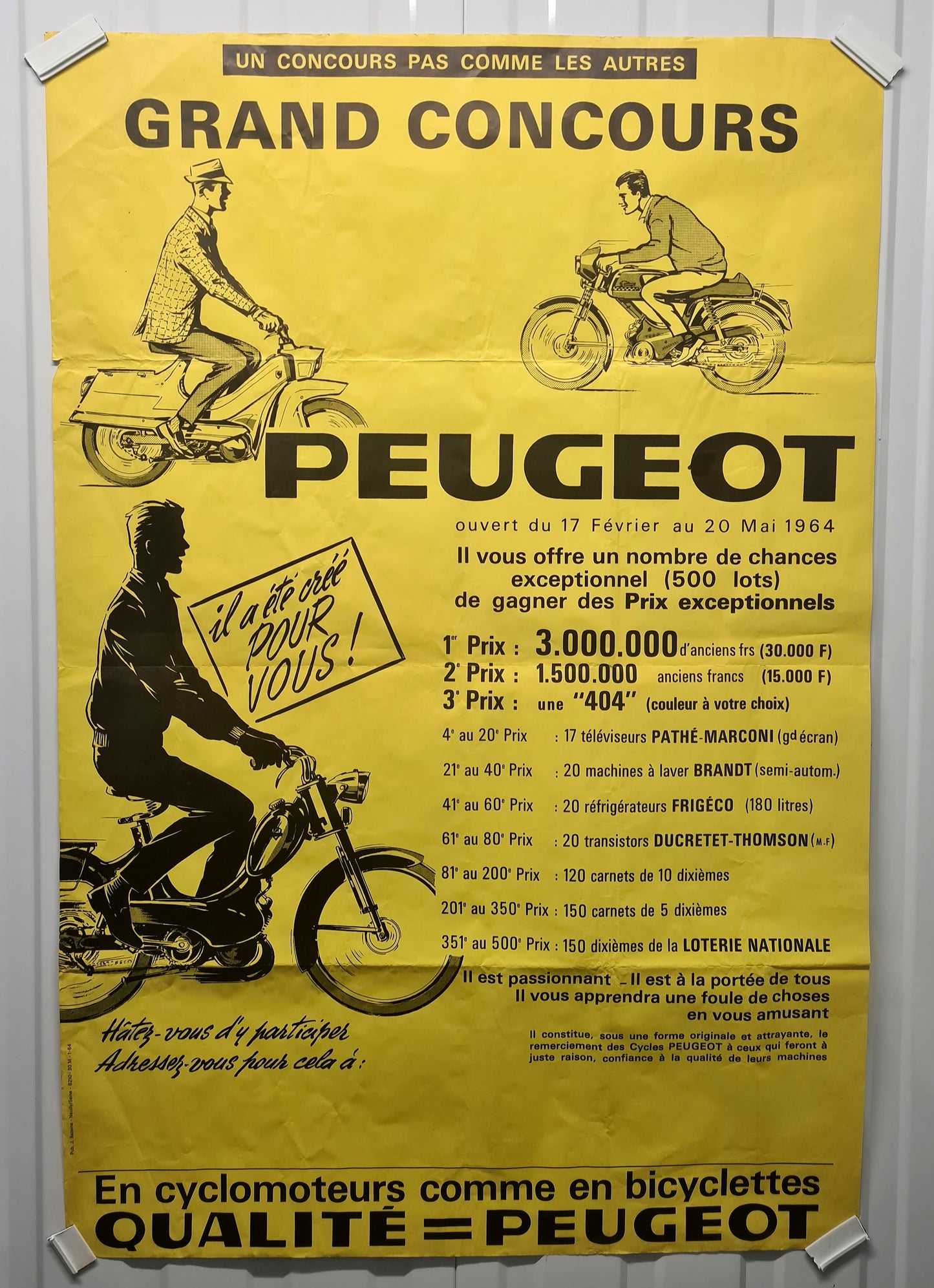 Affiche PEUGEOT