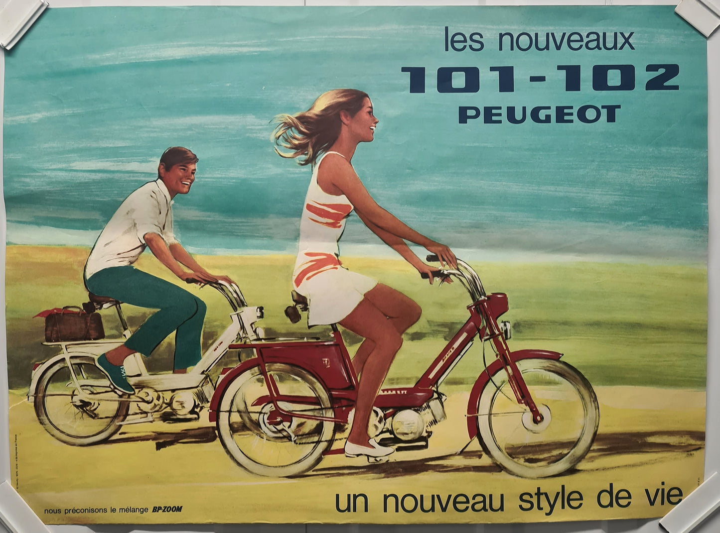 Affiche PEUGEOT 101-102