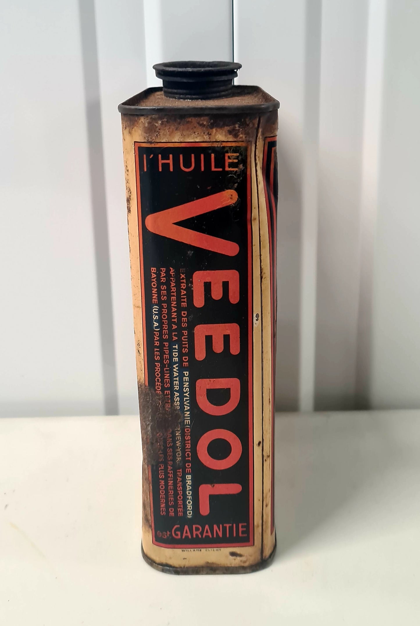 Bidon d'huile VEEDOL