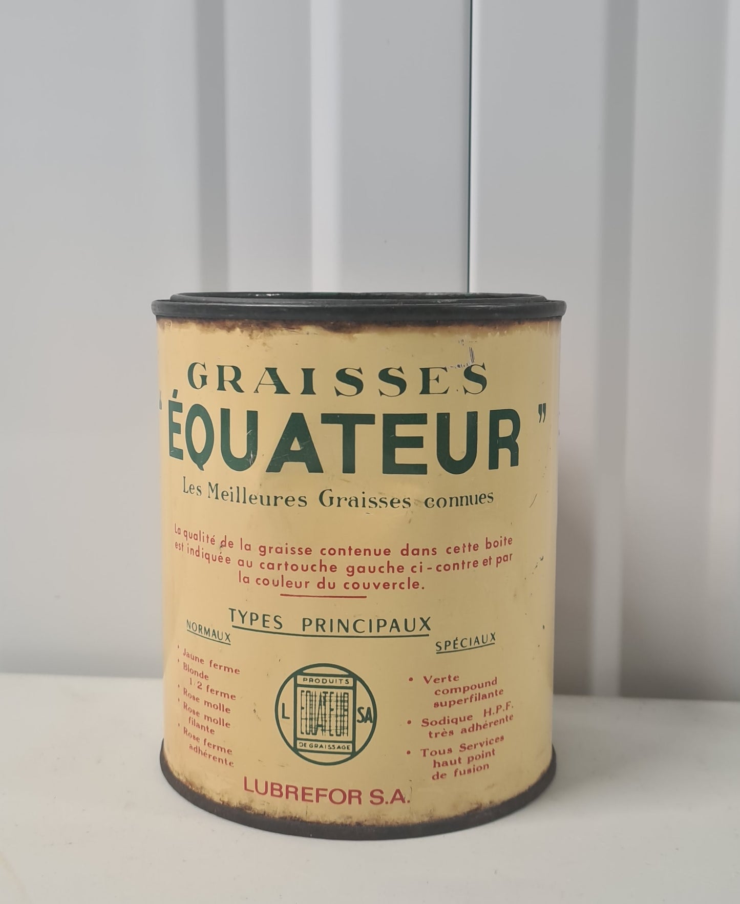 Pot de graisse EQUATEUR