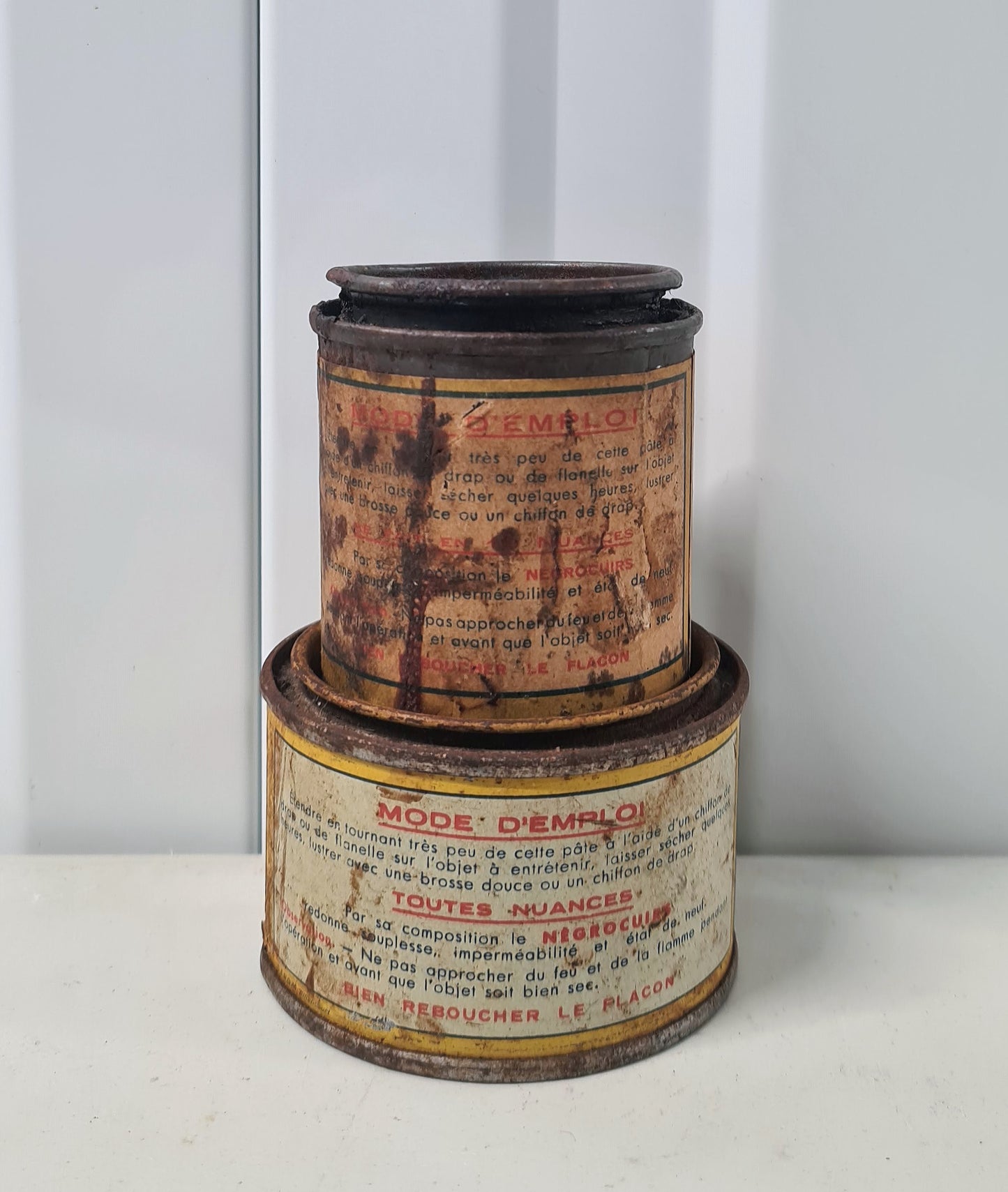 Lot 2 boites NEGROCUIRE