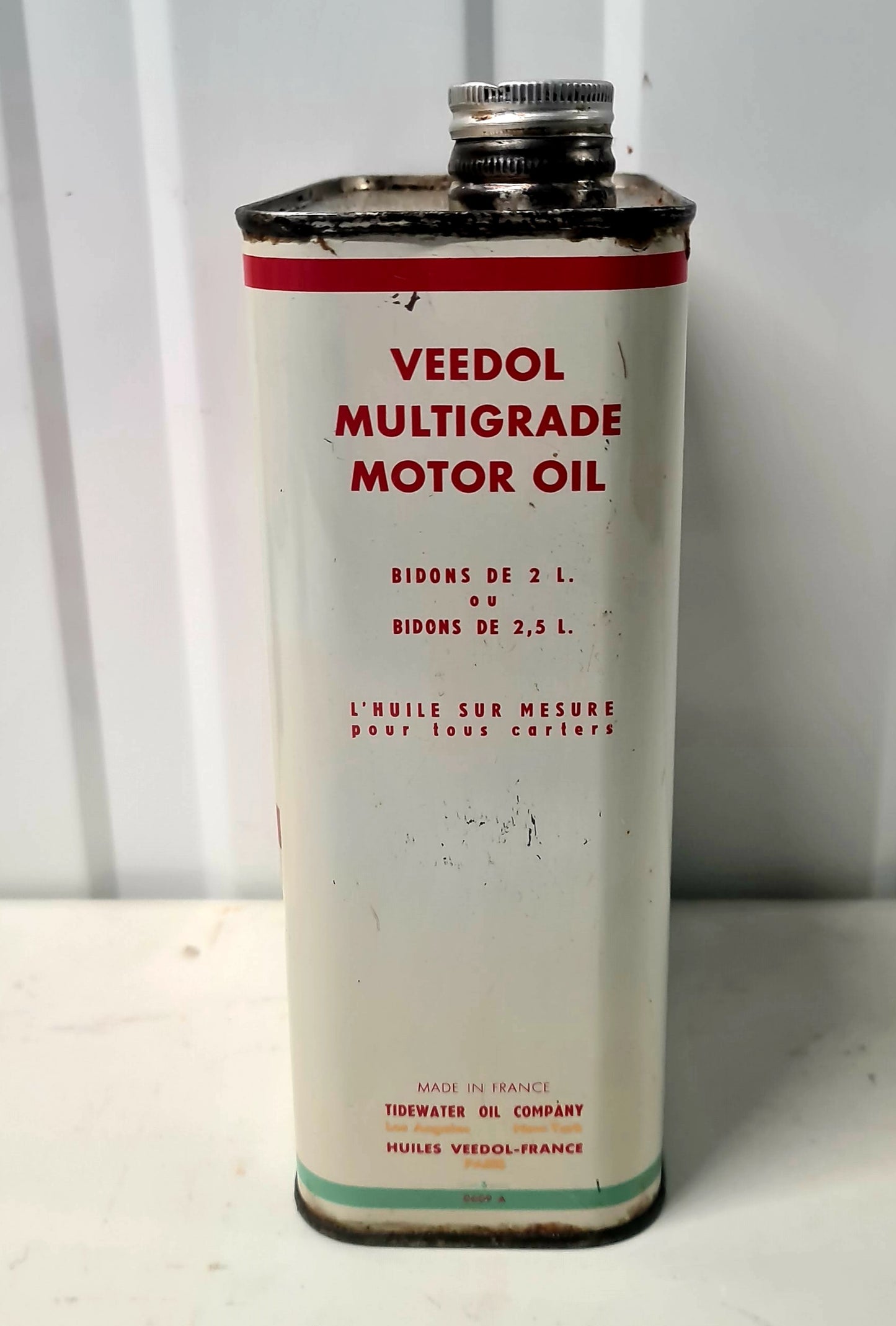 Bidon d'huile VEEDOL 2.5L