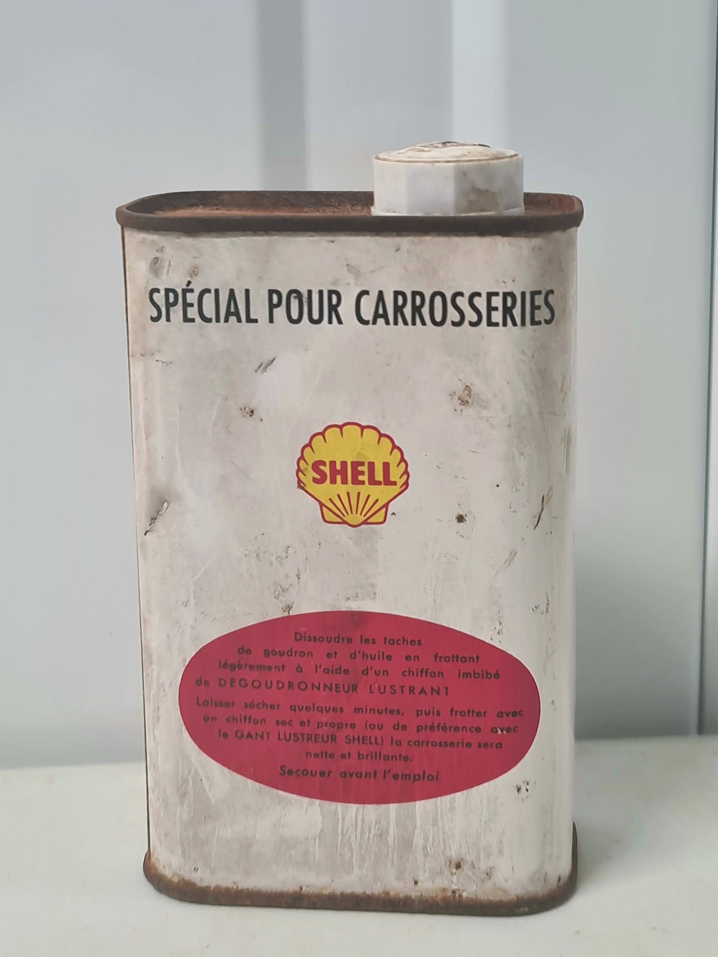 Bidon SHELL lustrant
