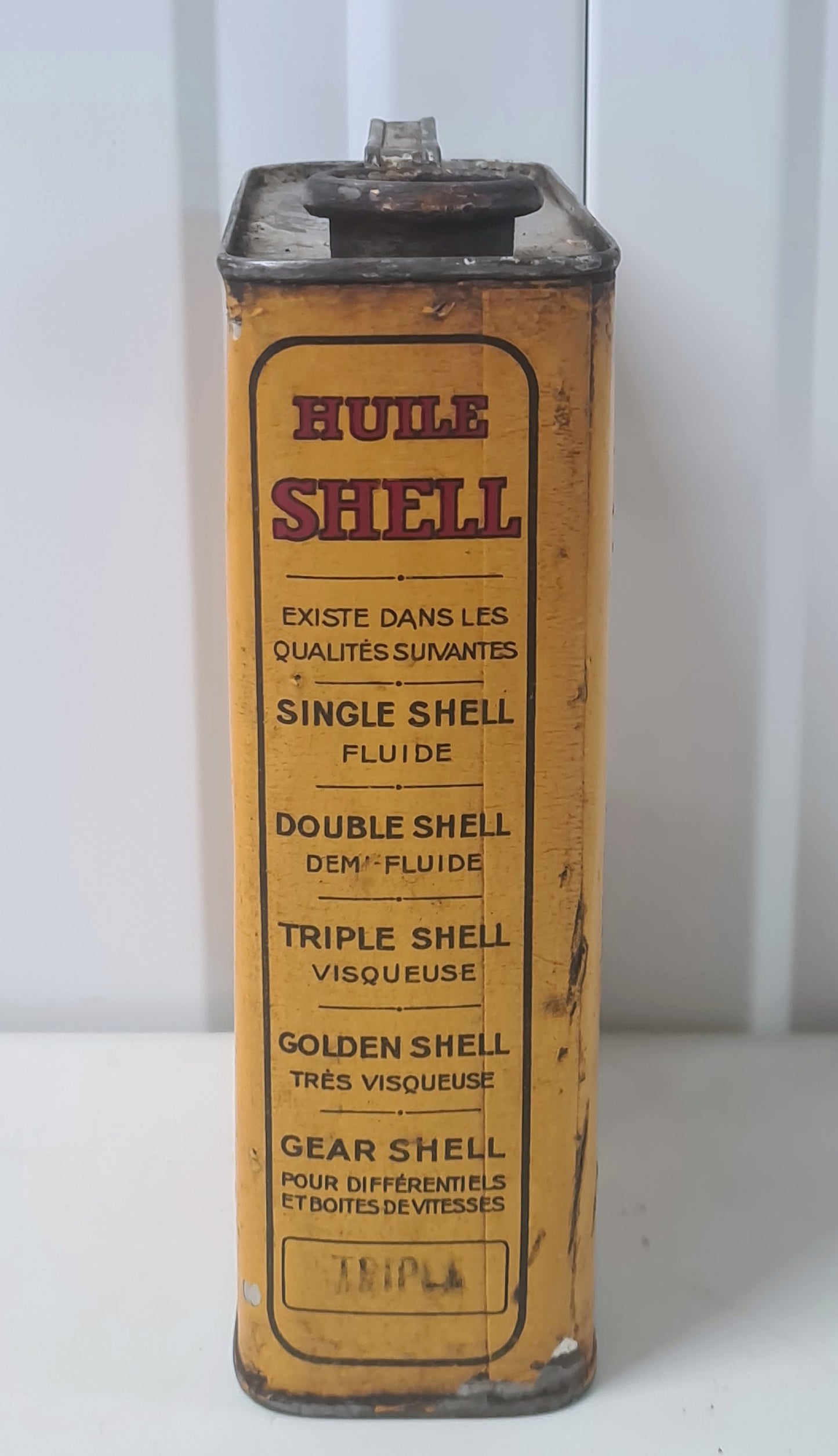 Bidon d'huile SHELL