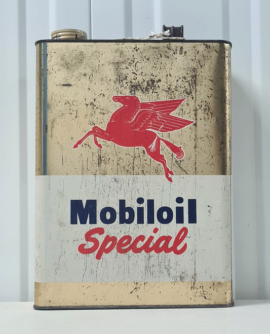 Bidon d'huile MOBILOIL spécial 5 Litres