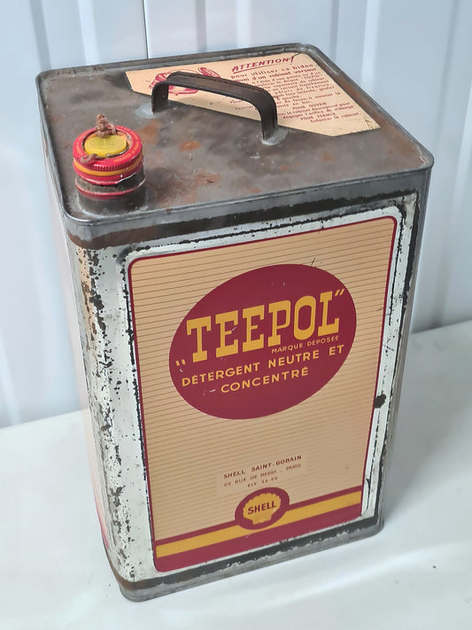 Bidon d'huile TEEPOL shell