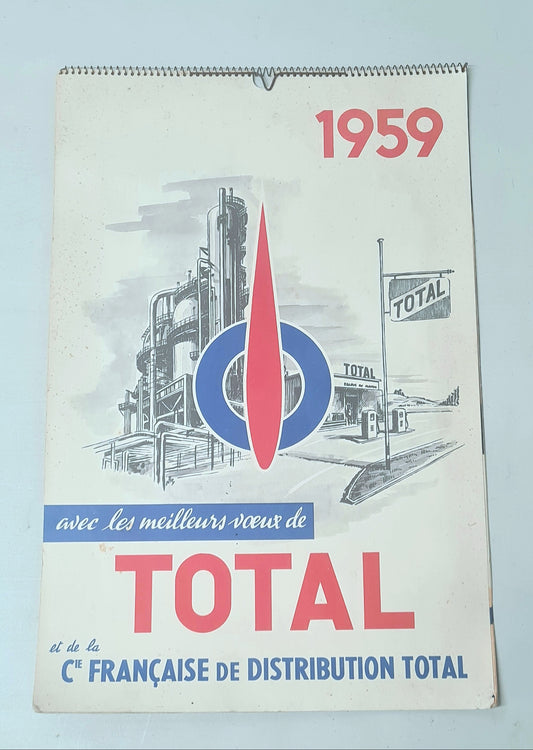 Calendrier TOTAL 1959
