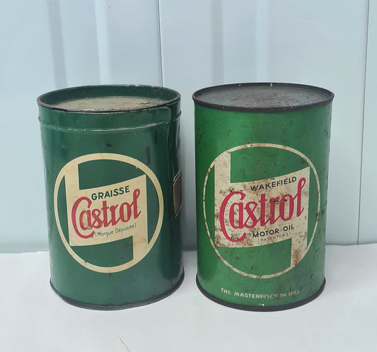 Lot 2 pots castrol