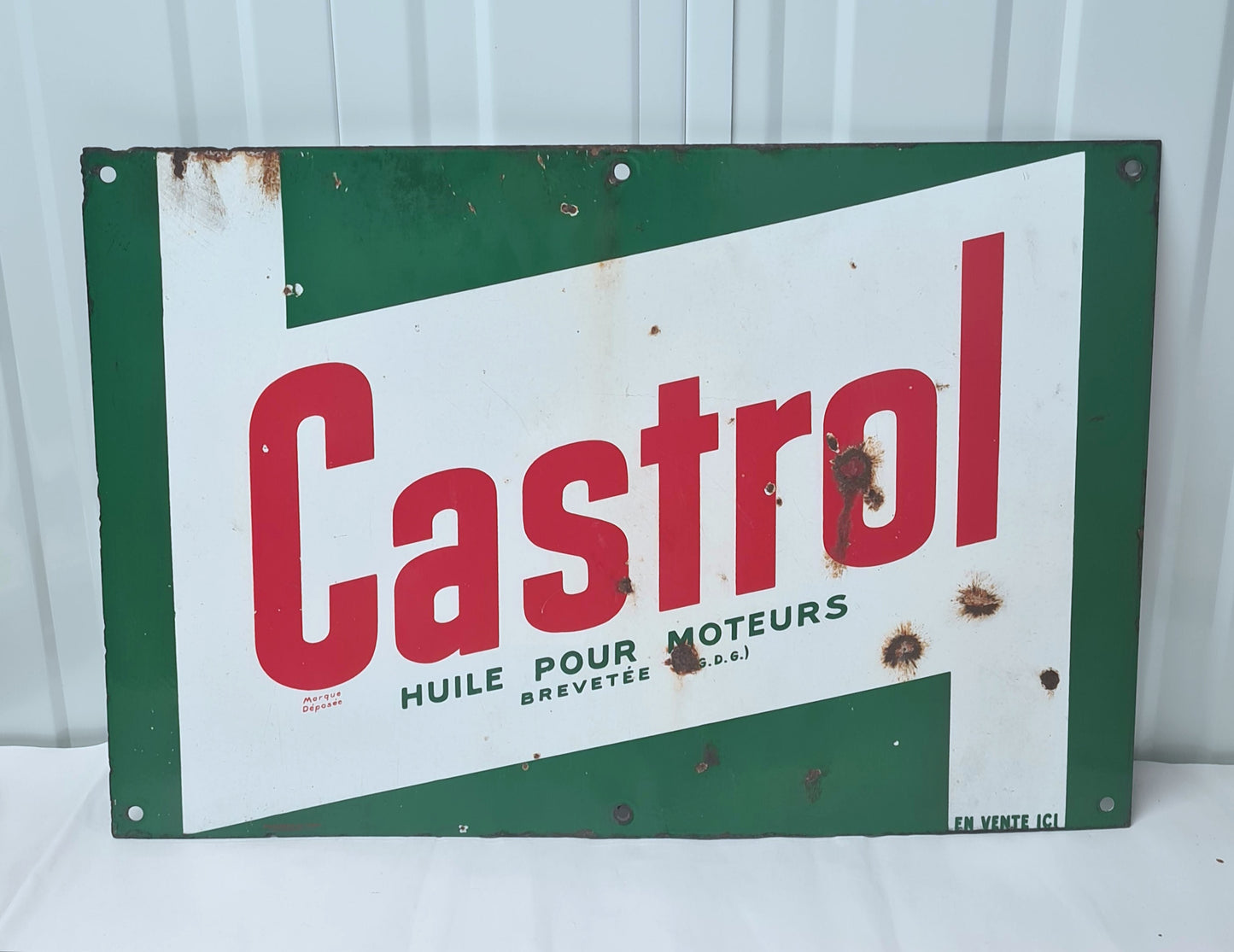 Plaque emaillée CASTROL