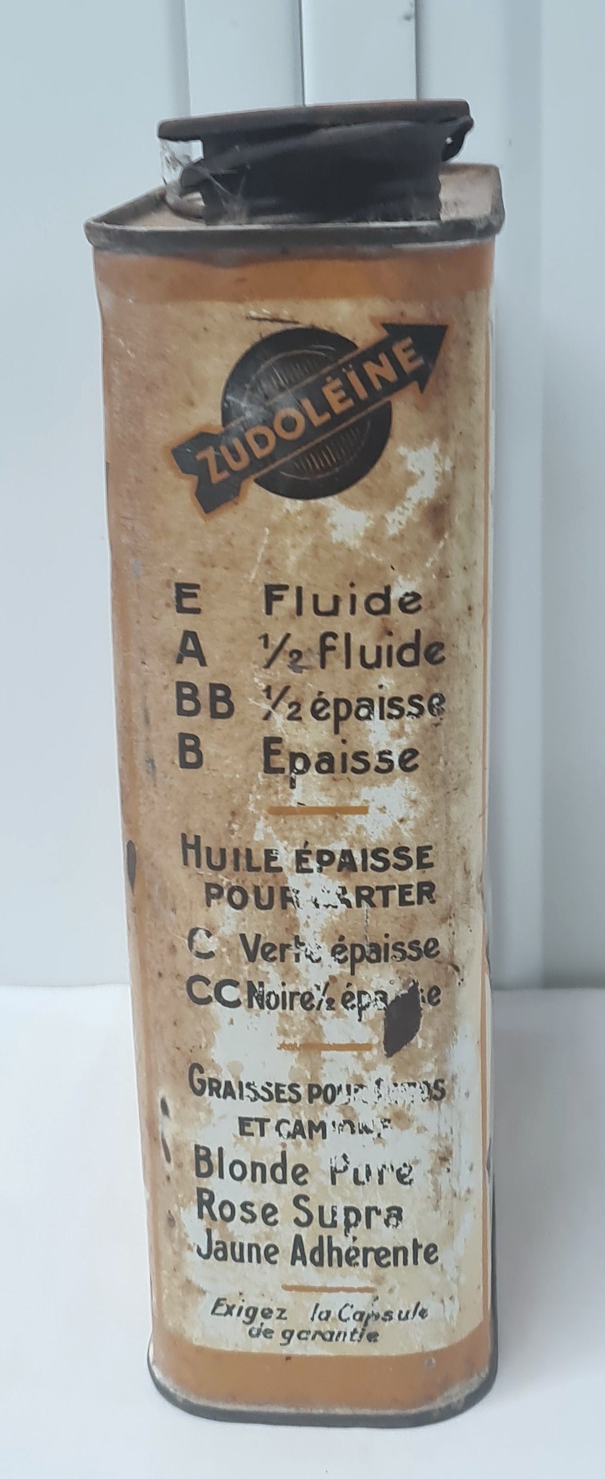 Bidon d'huile ZUDOLEINE