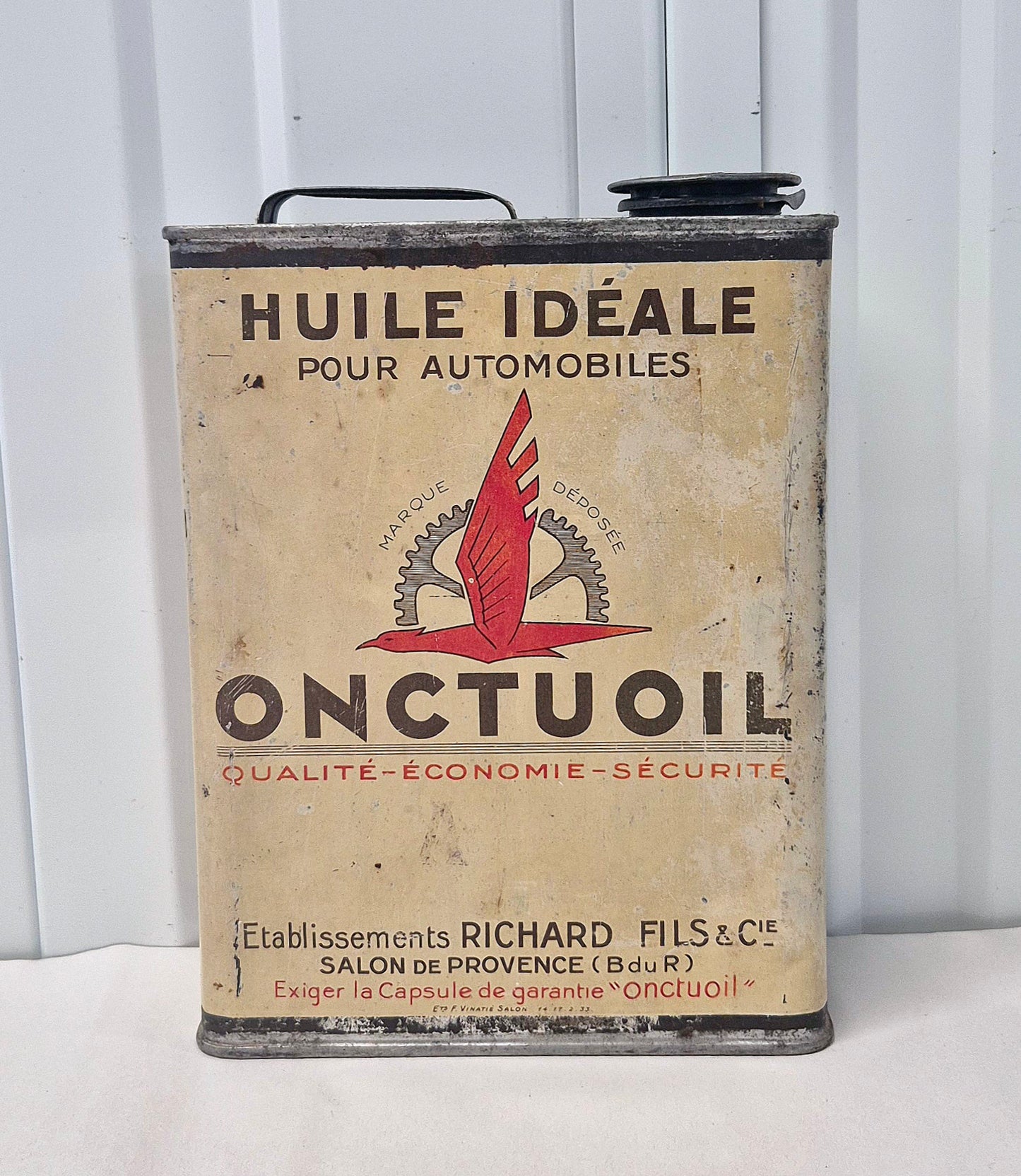 Bidon d'huile ONCTUOIL