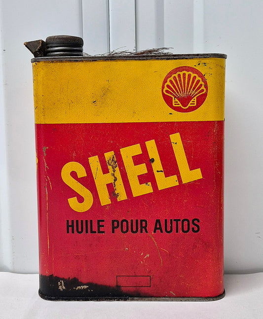 Bidon d'huile SHELL