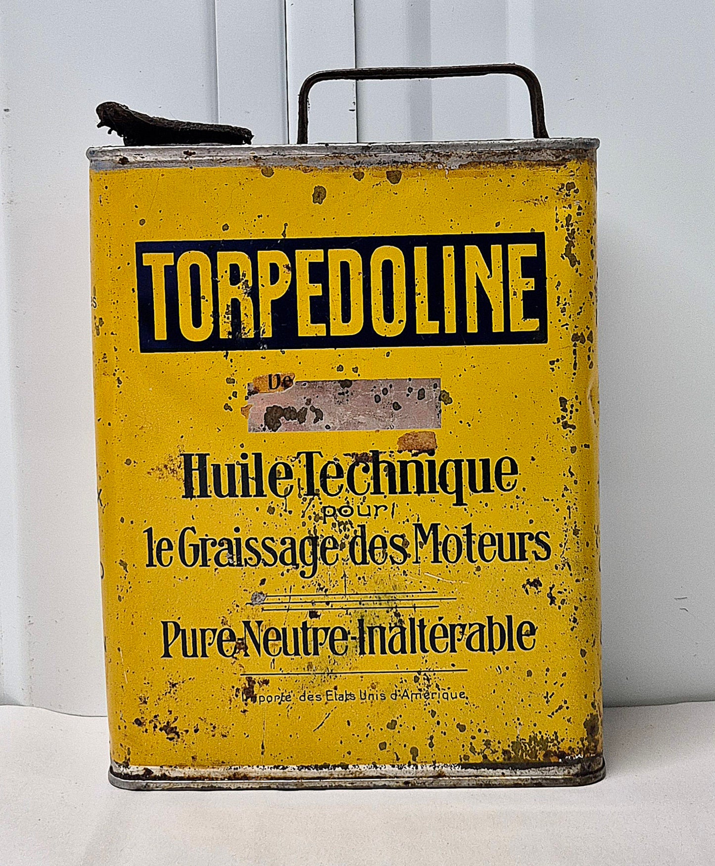 Bidon d'huile TORPEDOLINE