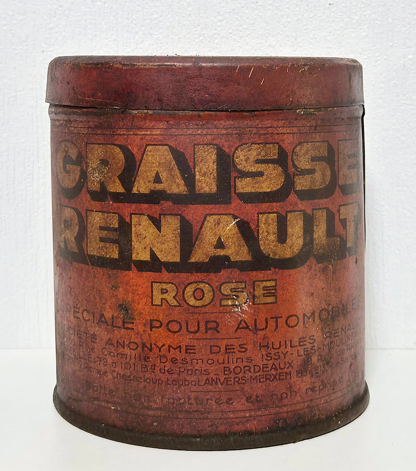 Pot de graisse RENAULT rose