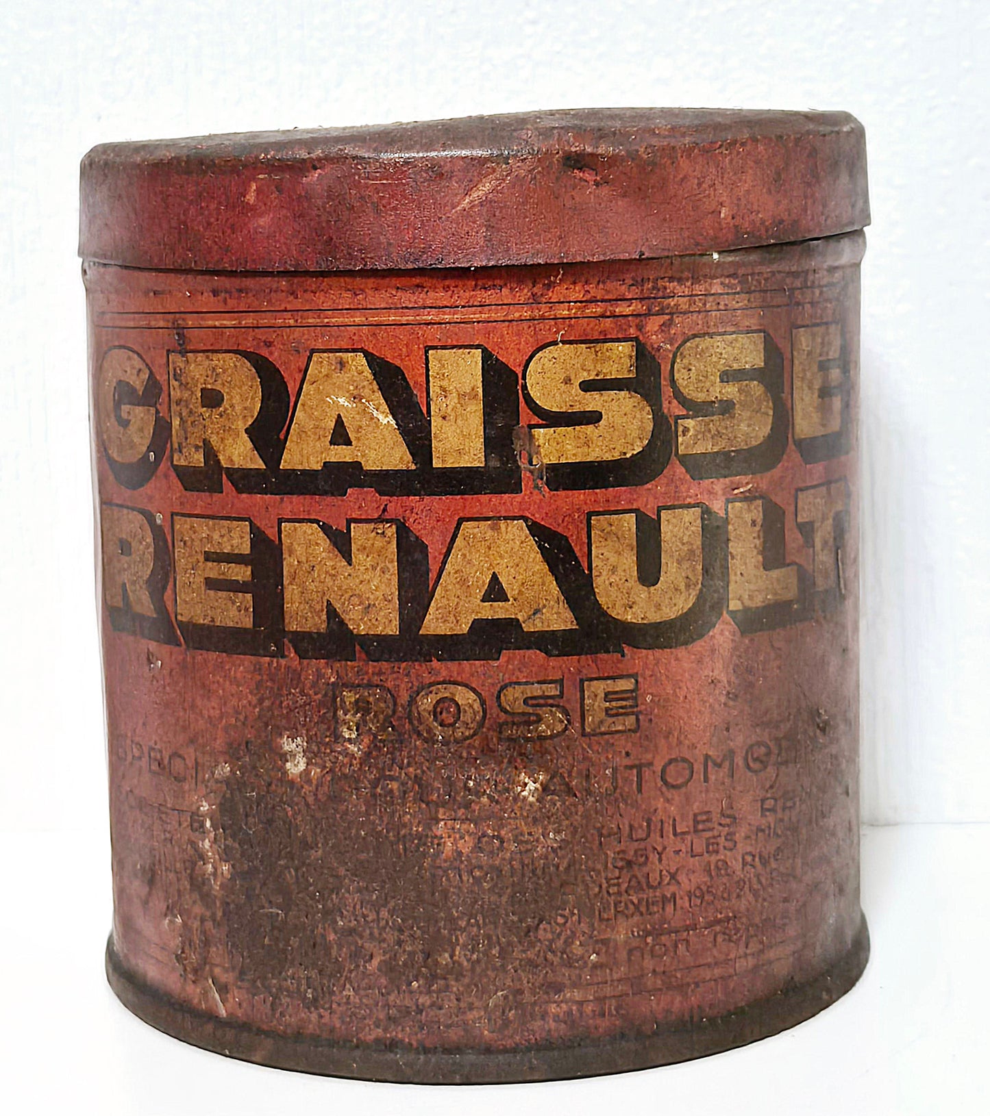 Pot de graisse RENAULT rose