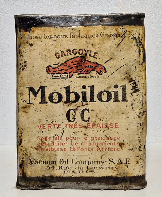 Pot de graisse MOBILOIL CC gargoyle