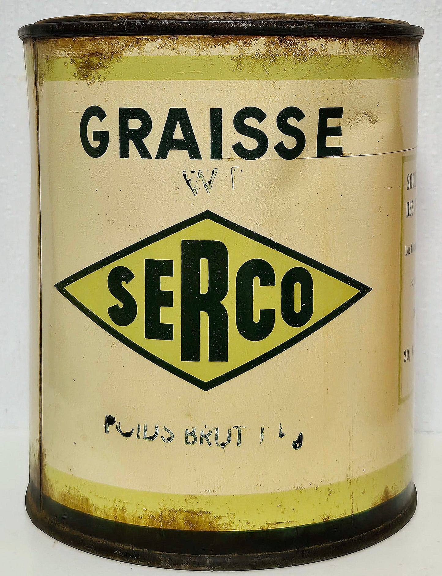 Pot de graisse SERCO