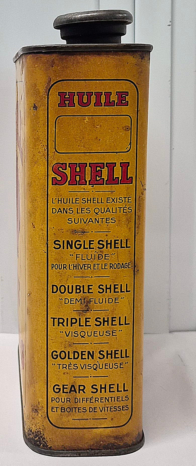 Bidon d'huile SHELL