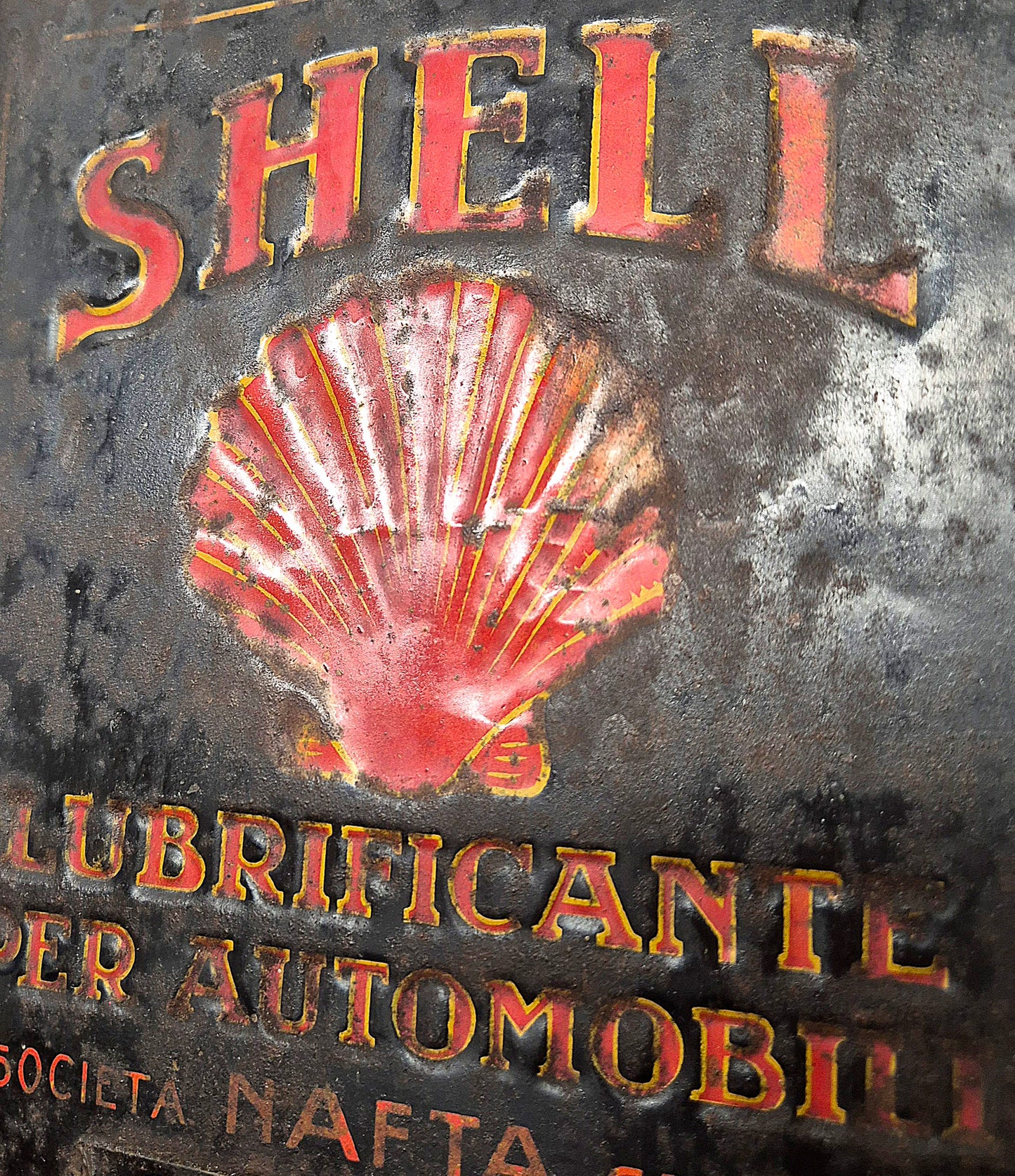 Bidon d'huile SHELL