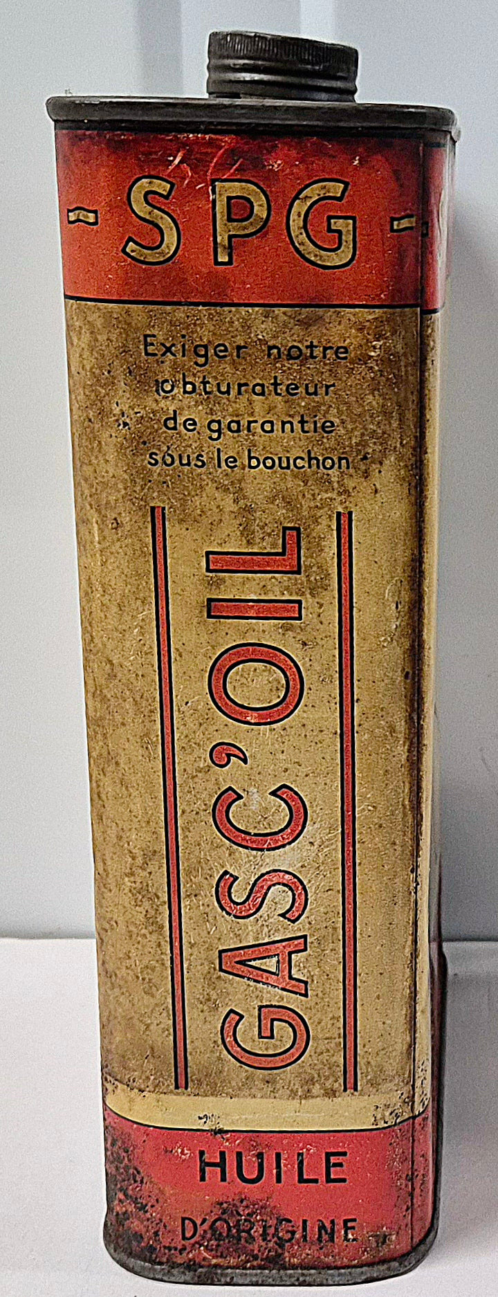 Bidon d'huile GASC'OIL