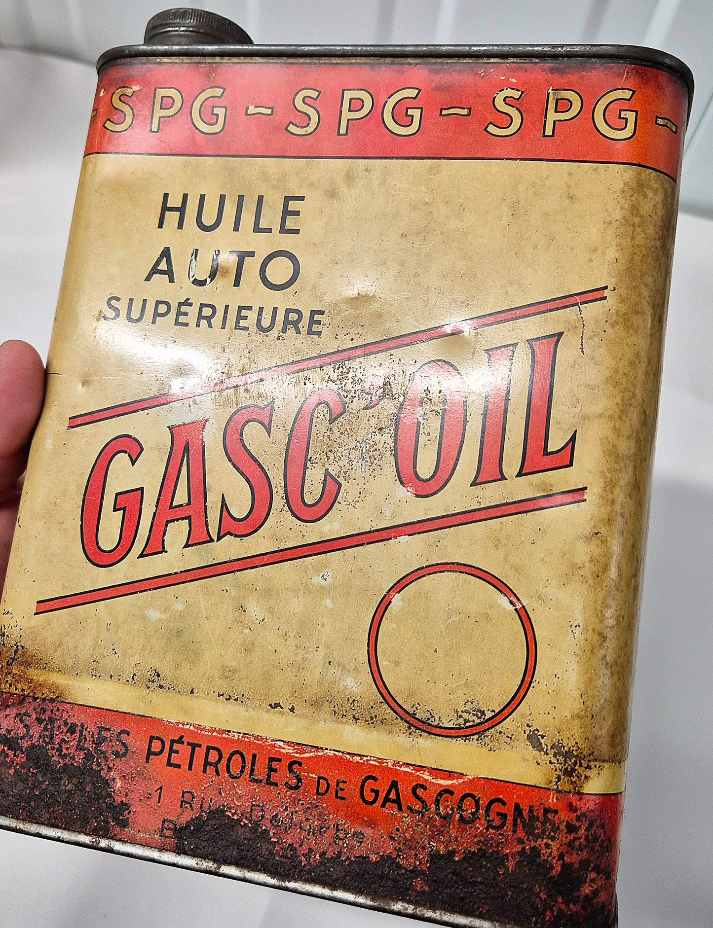 Bidon d'huile GASC'OIL