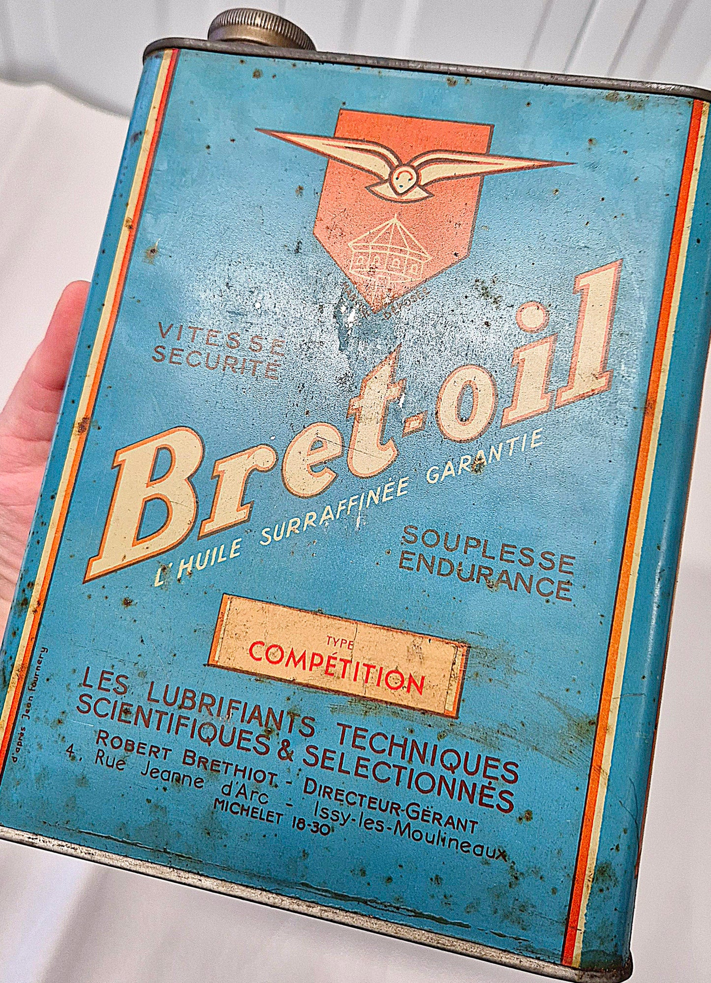 Bidon d'huile BRET OIL