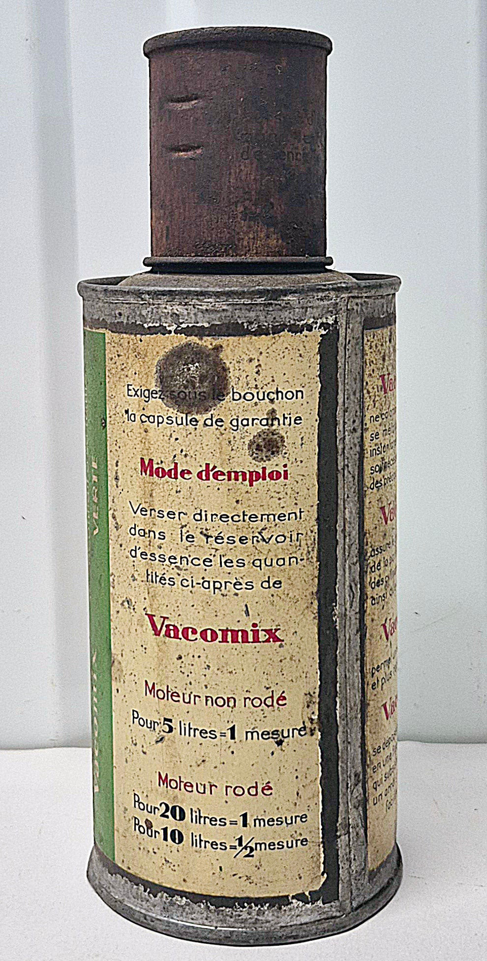 Bidon d'huile VACOMIX