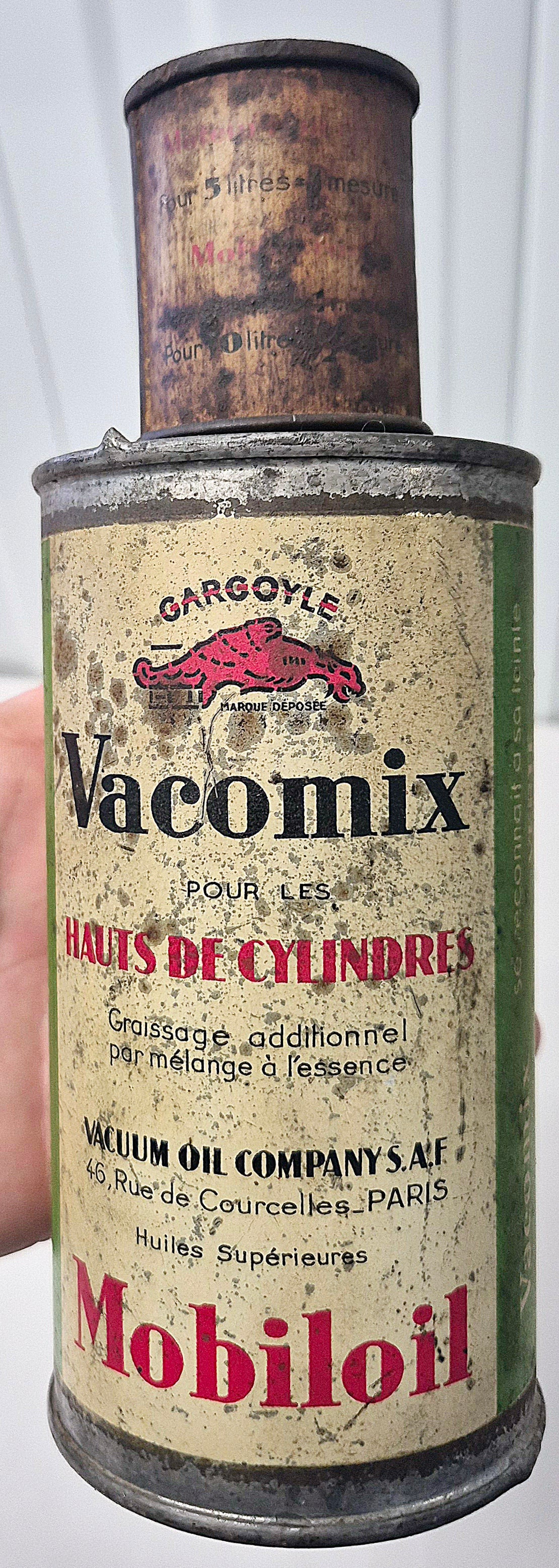 Bidon d'huile VACOMIX