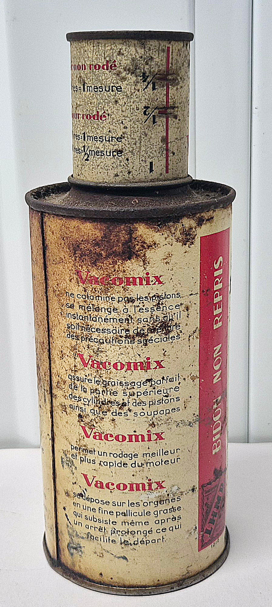 Bidon d'huile VACOMIX