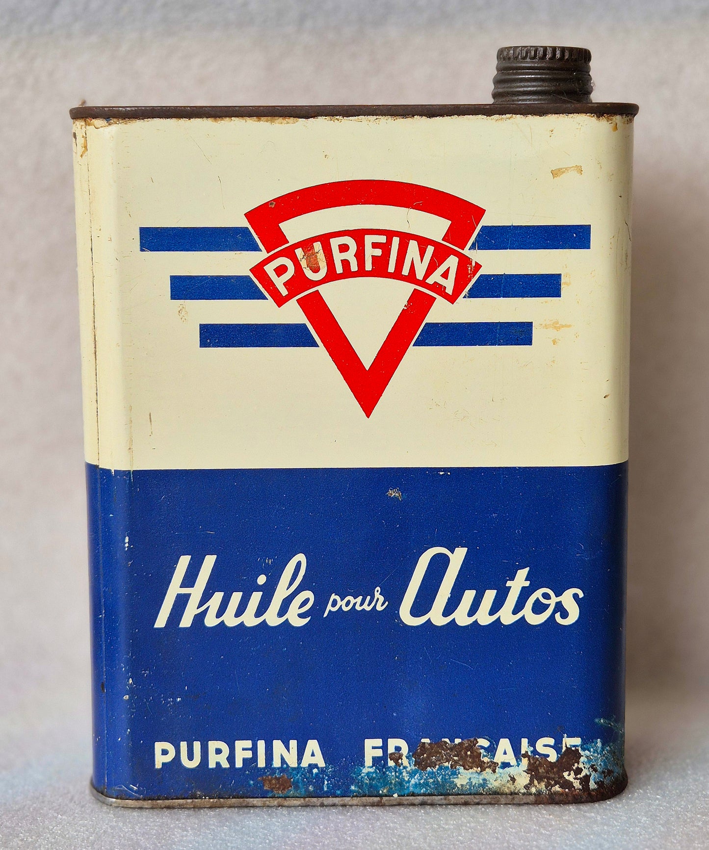 Bidon d'huile PURFINA