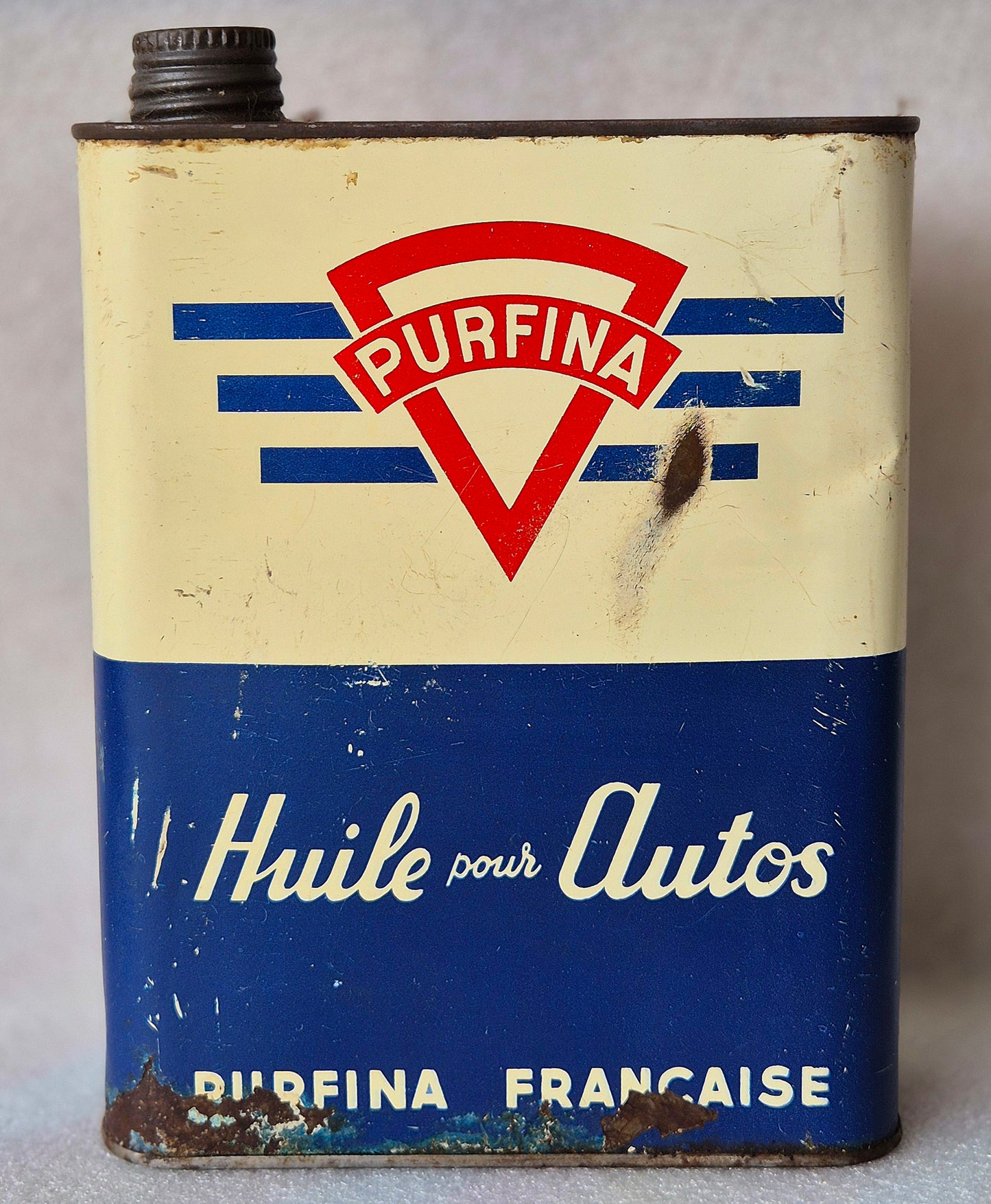 Bidon d'huile PURFINA