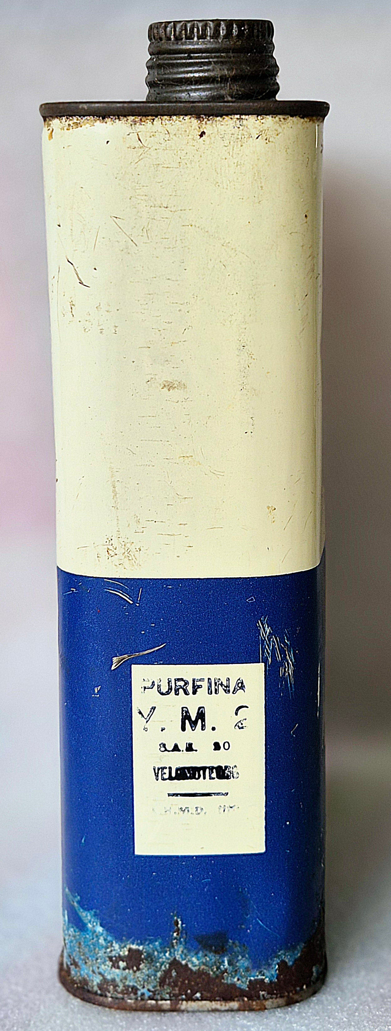 Bidon d'huile PURFINA