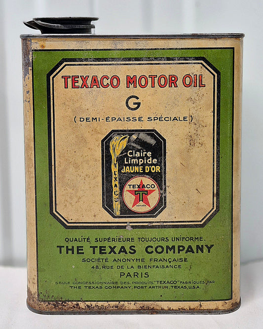 Bidon d'huile TEXACO
