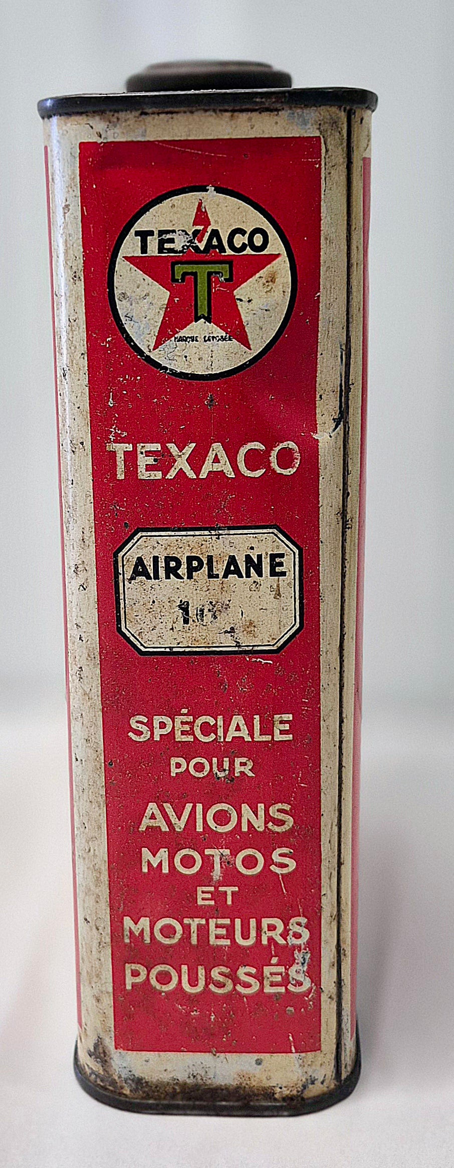 Bidon d'huile TEXACO "Airplane"