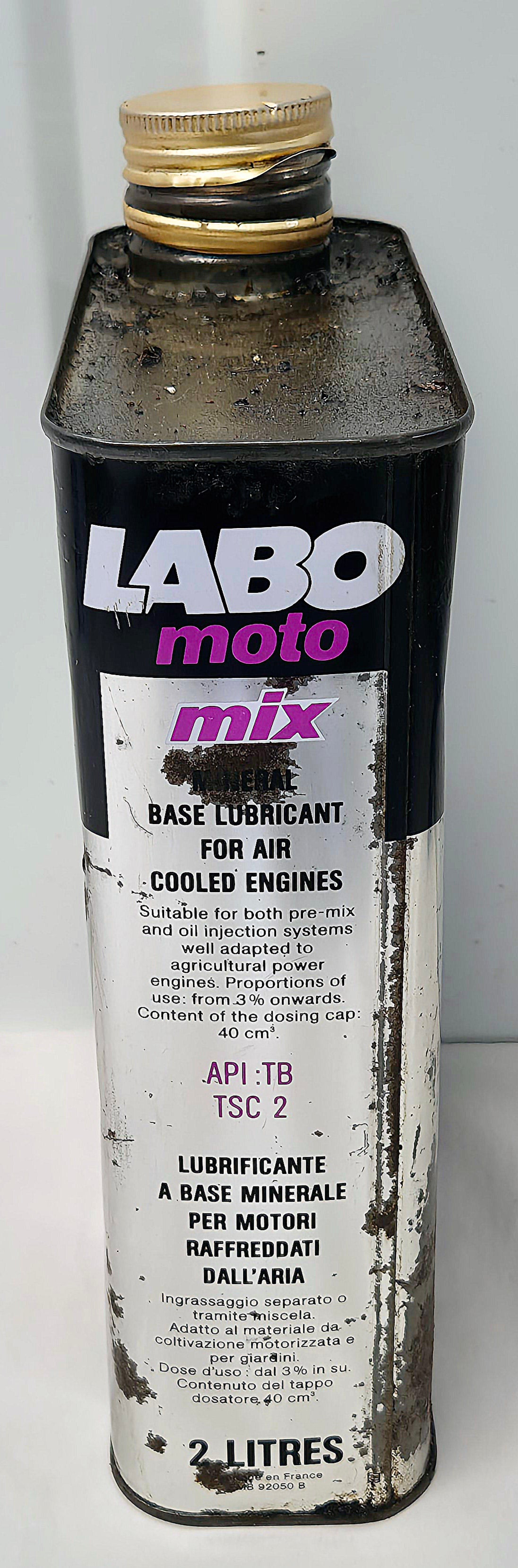 Bidon d'huile LABO moto
