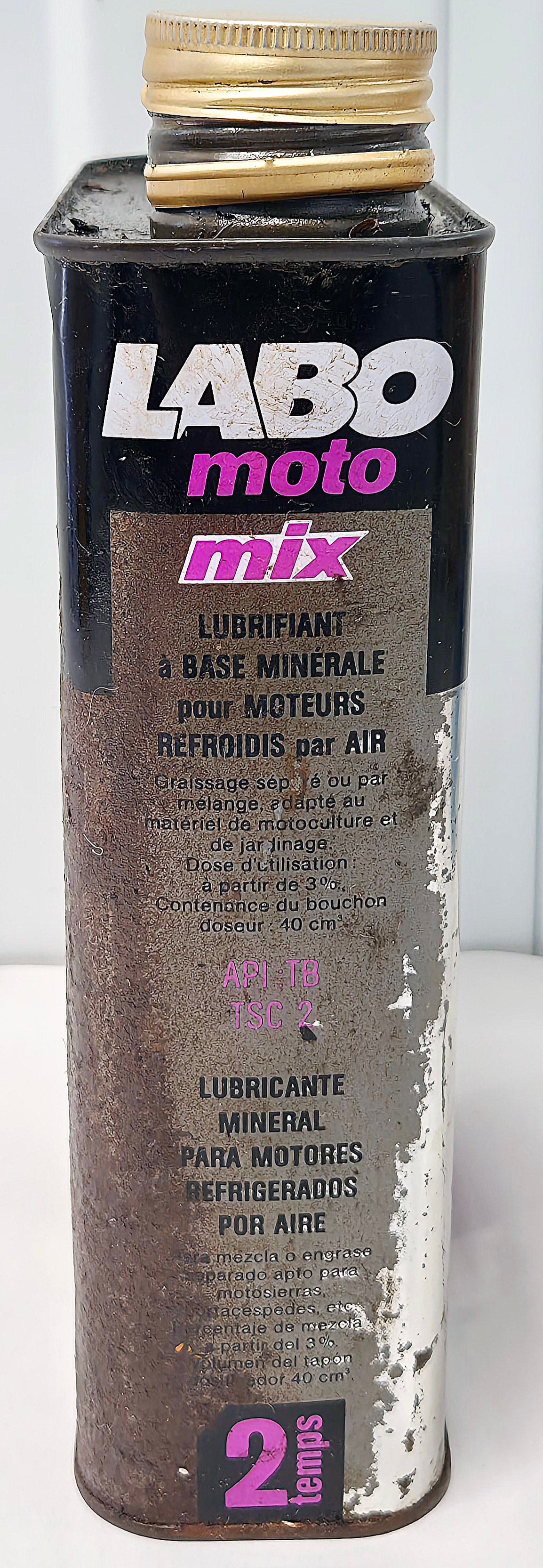 Bidon d'huile LABO moto