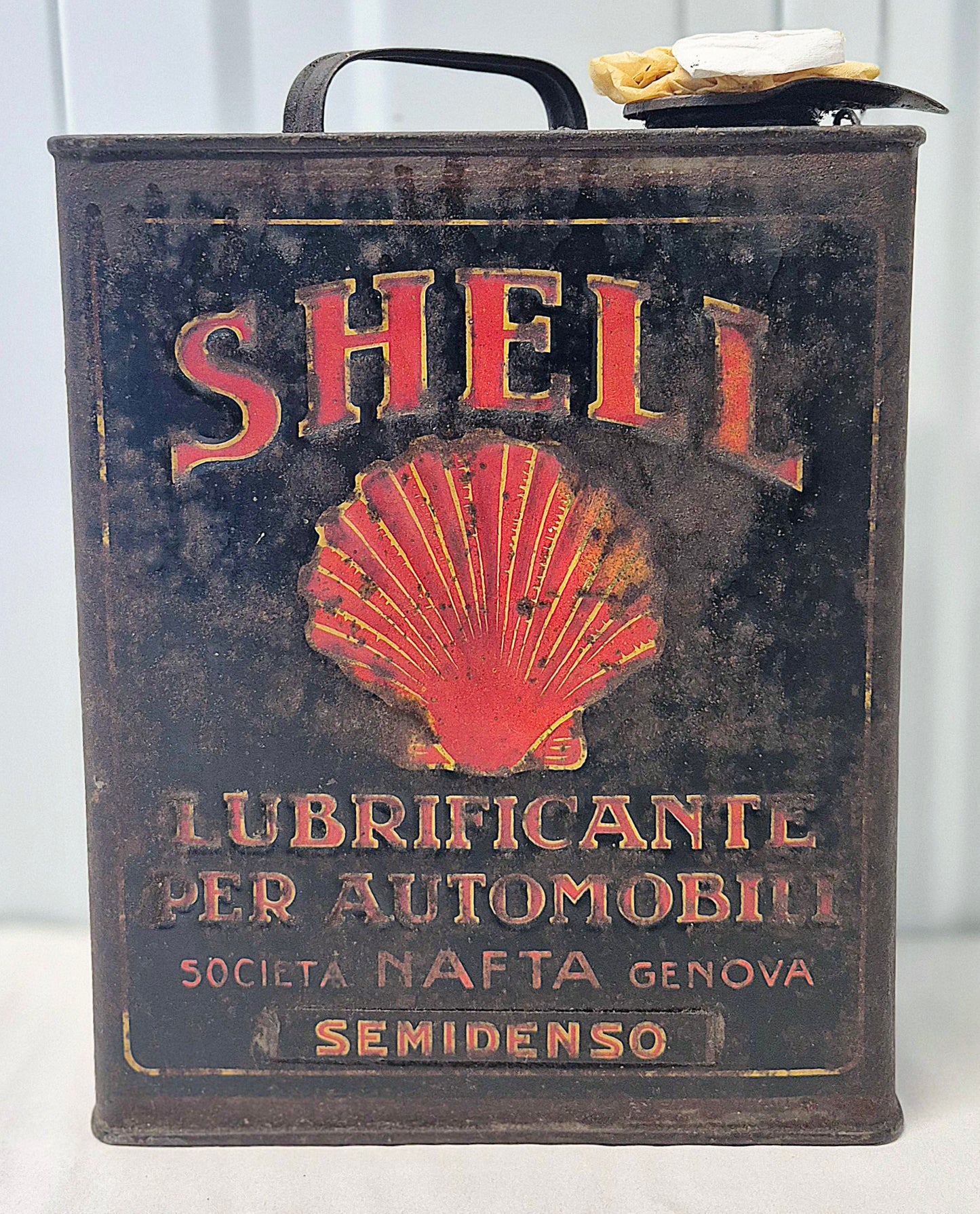 Bidon d'huile SHELL