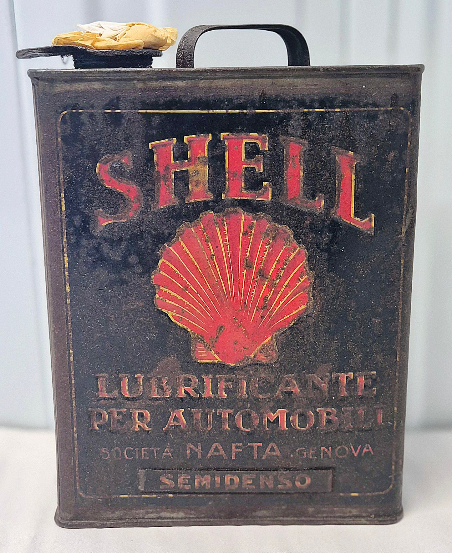 Bidon d'huile SHELL