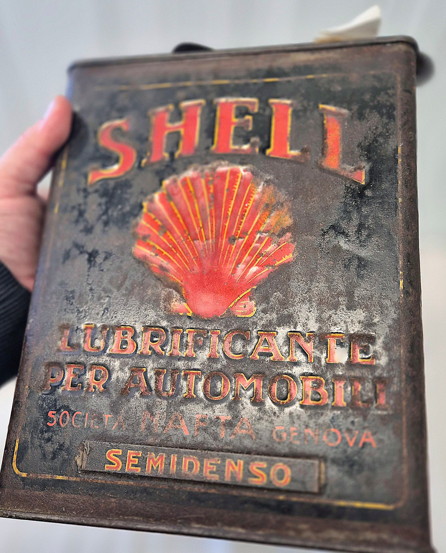 Bidon d'huile SHELL