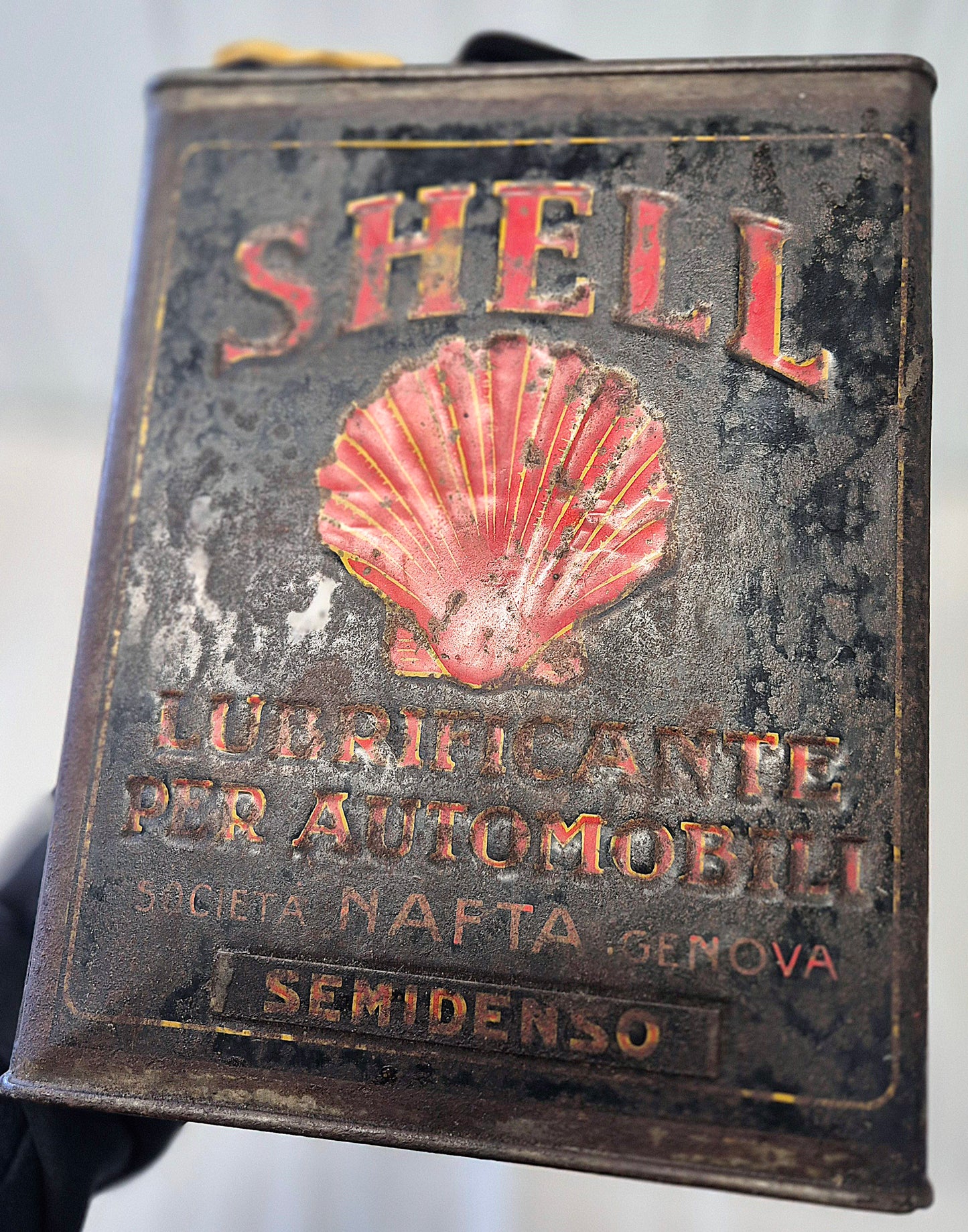 Bidon d'huile SHELL