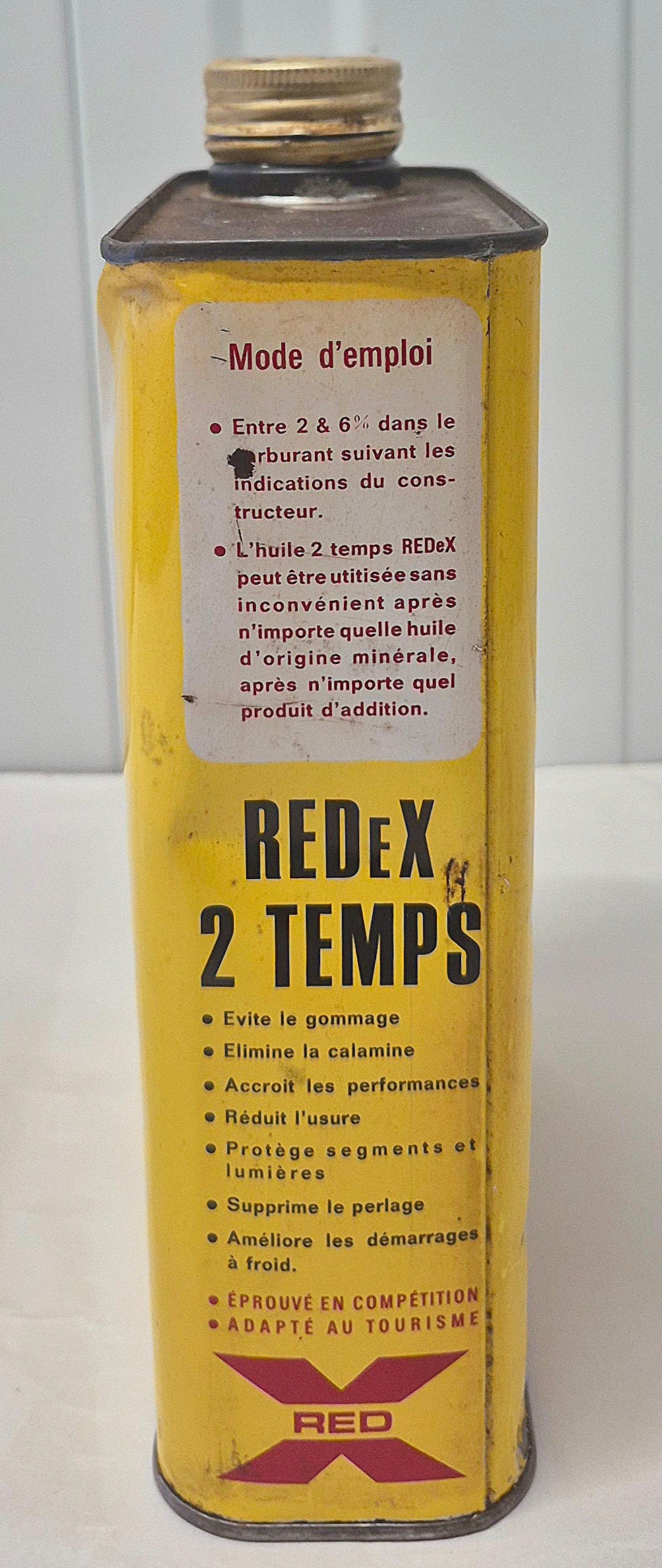 Bidon d'huile REDEX 2 temps