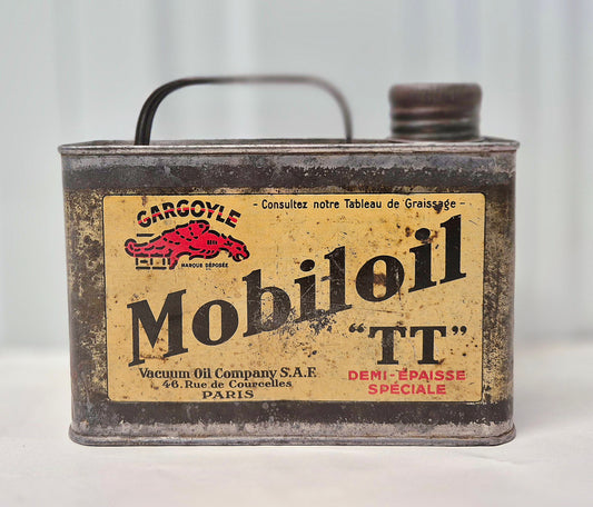 Bidon d'huile MOBILOIL TT