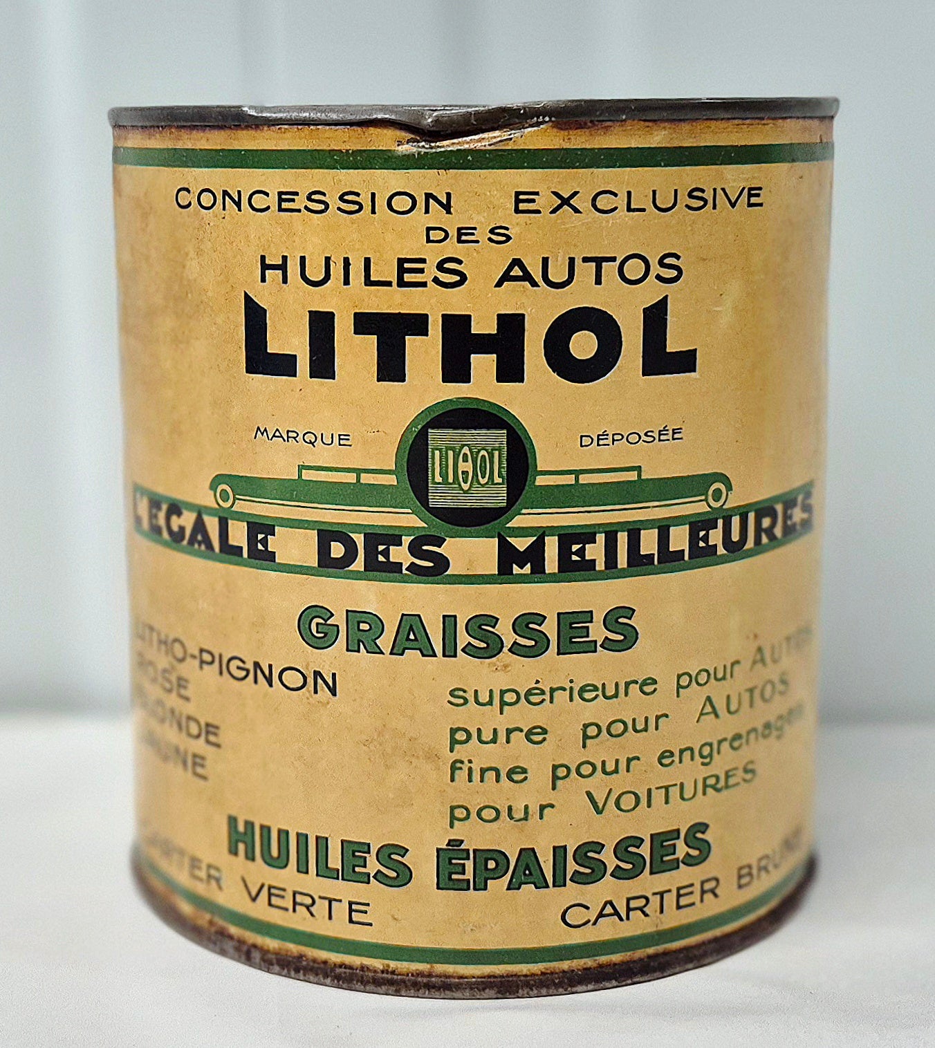 Pot de graisse LITHOL