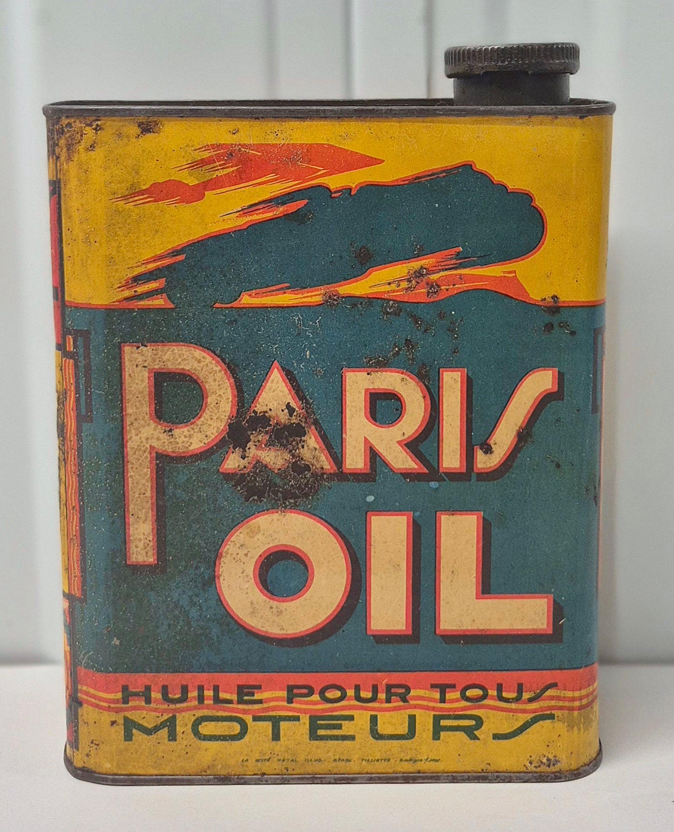 Bidon d'huile PARIS OIL