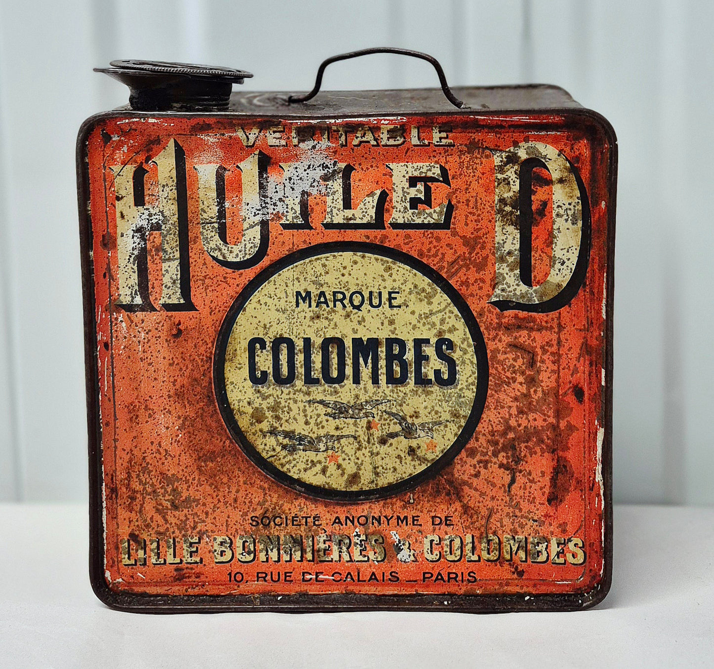 Bidon d'huile COLOMBES "Huile D"