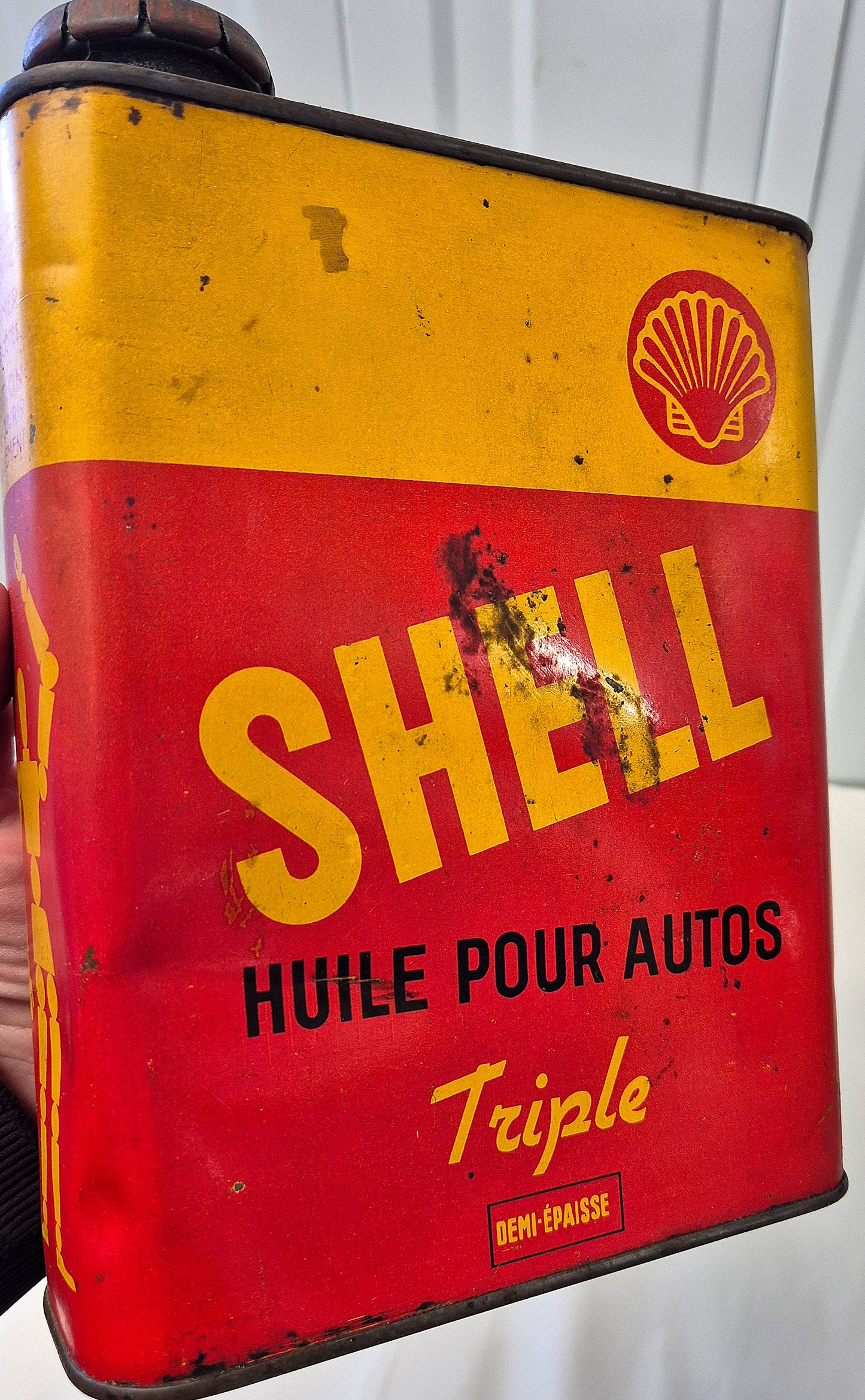 Bidon d'huile SHELL Triple