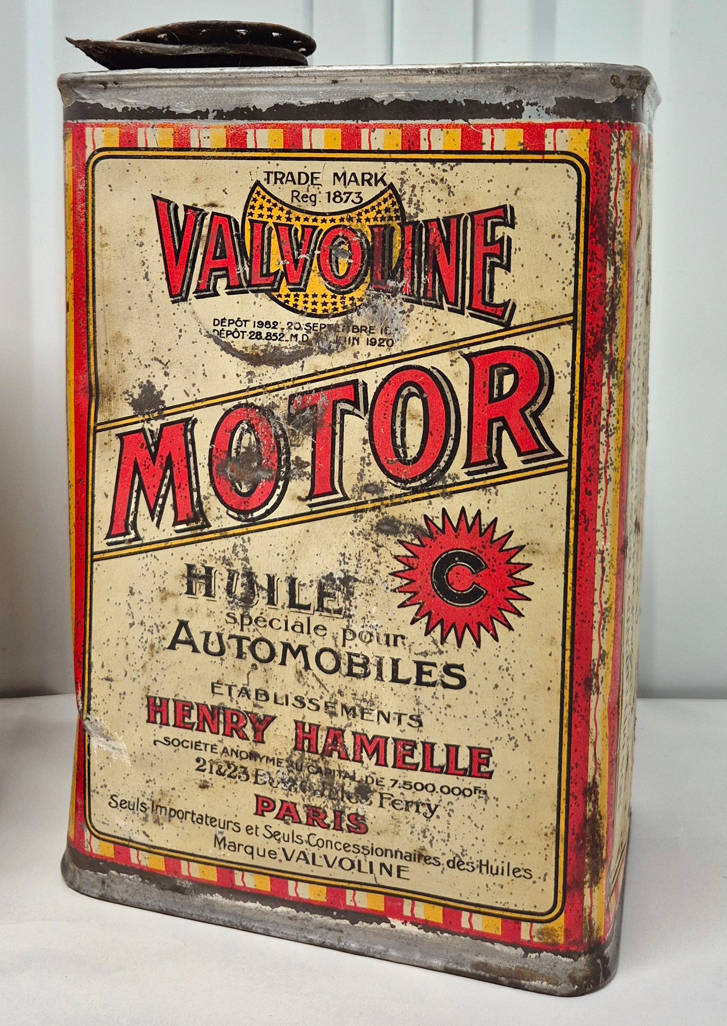 Bidon d'huile + pot de graisse VALVOLINE